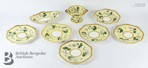 Part Spode 'Fespar' dessert set