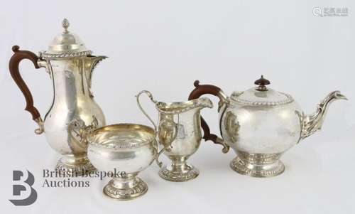 George VI silver tea set