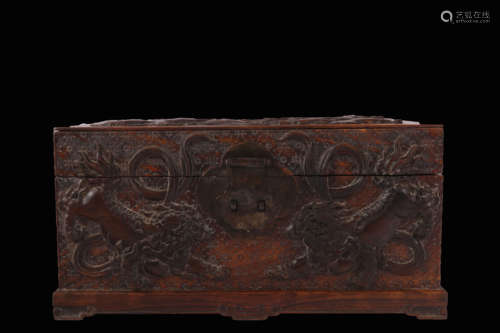 Old Tibetan Huanghuali Storage Box