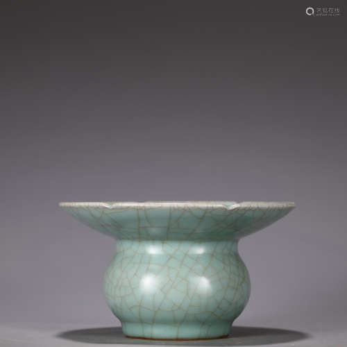 Old Collection, Southern Song Dynasty, Longquan Kiln Plum Gl...