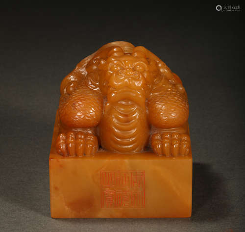 Qing Dynasty Shoushan Stone Seal