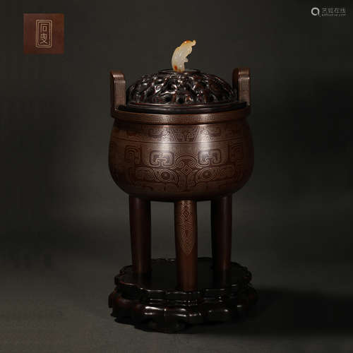 Ming bronze incense burner