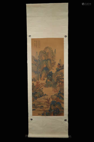 Tang Yin Qingluquan listening to pictures