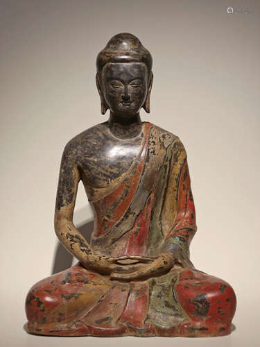 Northern Dynasties Sakyamuni Buddha Seated Statue