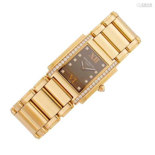 Patek Philippe Gold and Diamond  Twenty-4  Wristwatch, Ref. ...