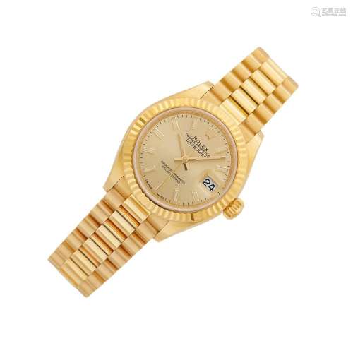 Rolex Gold  Oyster Perpetual DateJust  Wristwatch, Ref. 2791...