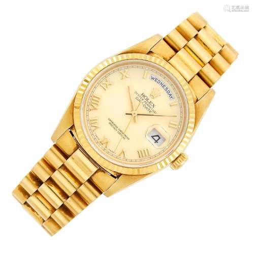 Rolex Gentleman s Gold  Oyster Perpetual Day-Date Presidenti...