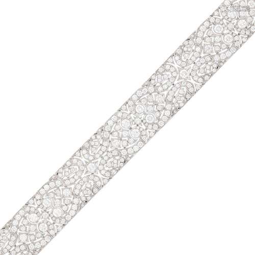 Platinum and Diamond Bracelet