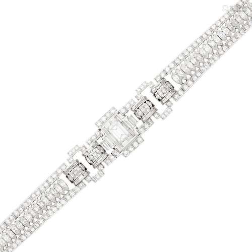 Platinum and Diamond Bracelet