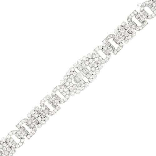 Platinum and Diamond Bracelet