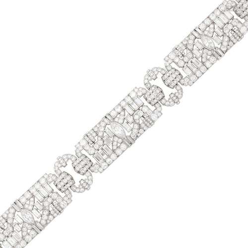 Platinum and Diamond Bracelet