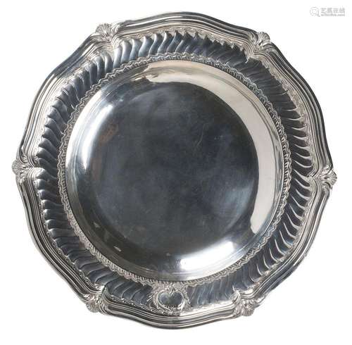 Silver plate marked "Boin Taburet a Paris, G. Boin” and...