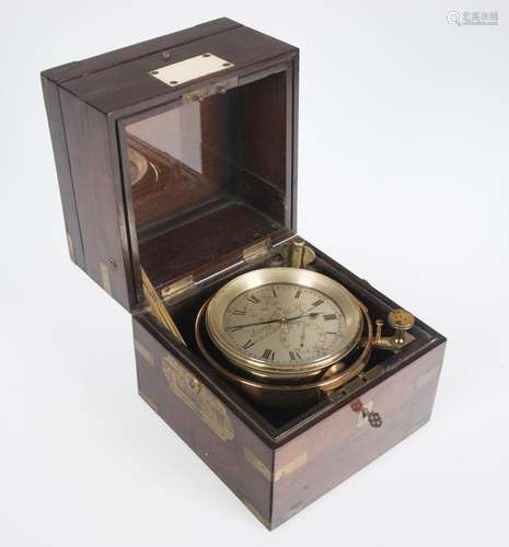 Marine chronograph. Lewis Wolf. Liverpool. England. 19th cen...