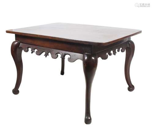 Large mahogany table. Possibly Cuba. Late 18th century - ear...