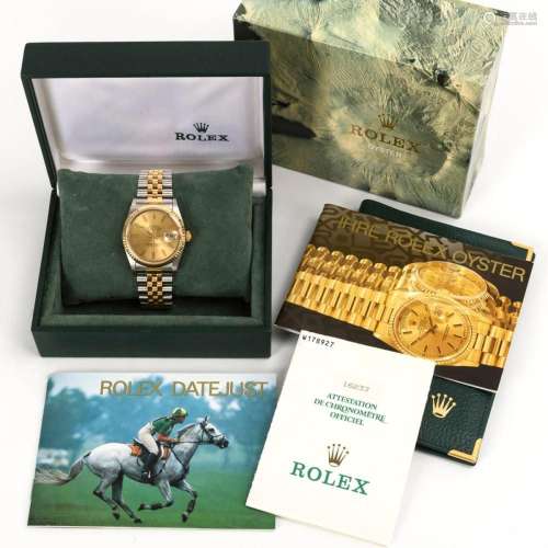 EXKLUSIVE ARMBANDUHR.. ROLEX OYSTER PERPETUAL DATEJUST.