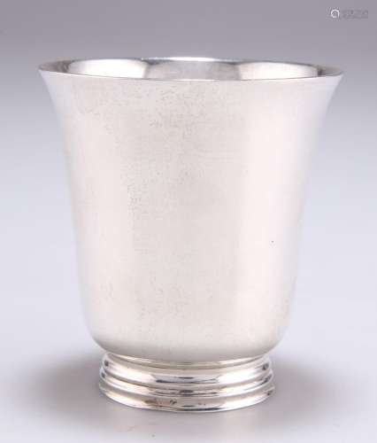 A MEXICAN STERLING SILVER BEAKER