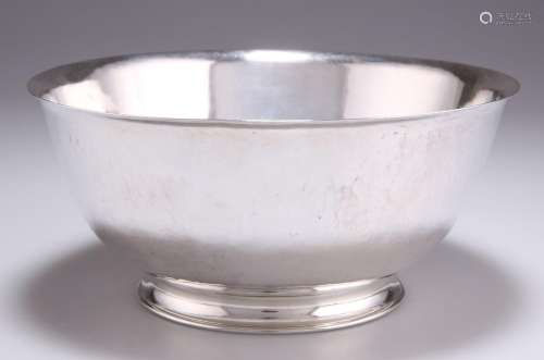 AN AMERICAN ARTS AND CRAFTS STERLING SILVER BOWL