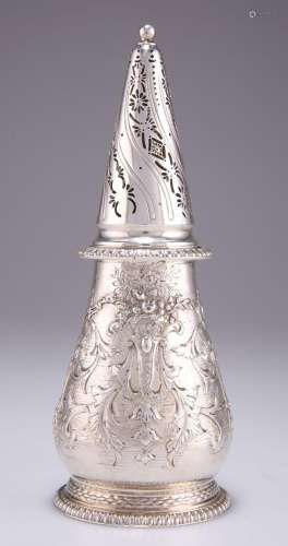AN AMERICAN STERLING SILVER CASTER