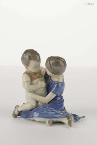 Porzellanfigur, "Bruder und Schwester", Bing &...