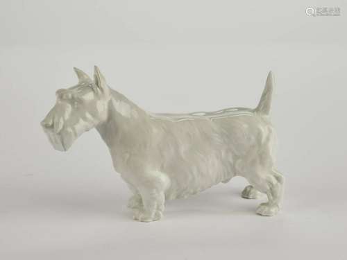 Porzellanfigur, "Scottish Terrier", Meissen, Schwe...