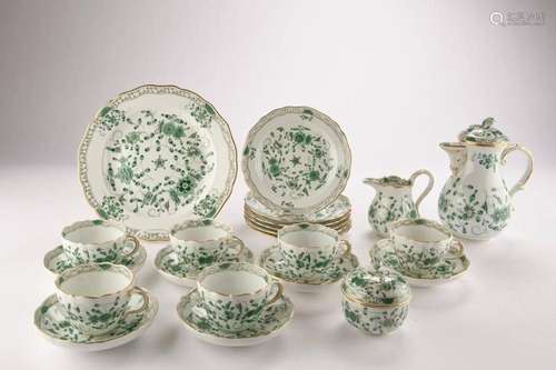 Kaffeeservice, 22-tlg., Meissen, Schwertermarke, 1850-1934, ...