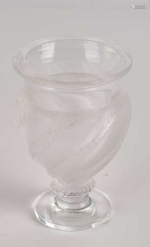 Vase, "Ermenonville", Lalique, farbloses Kristallg...