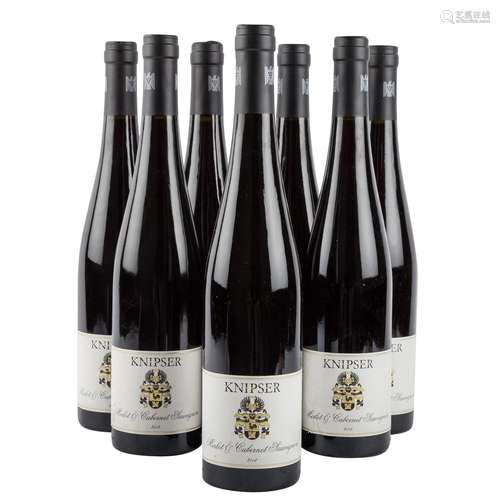 WEINGUT KNIPSER 9 Flaschen Merlot & Cabernet 2013,