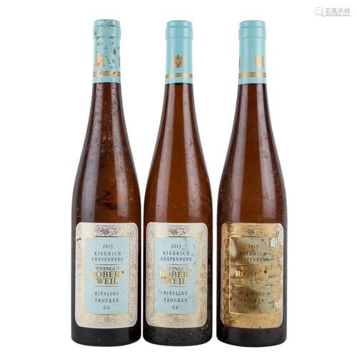 WEINGUT ROBERT WEIL 3 Flaschen "Kiedrich Gräfenberg GG&...