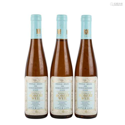 WEINGUT ROBERT WEIL 3 Flaschen "Kiedrich Gräfenberg Aus...