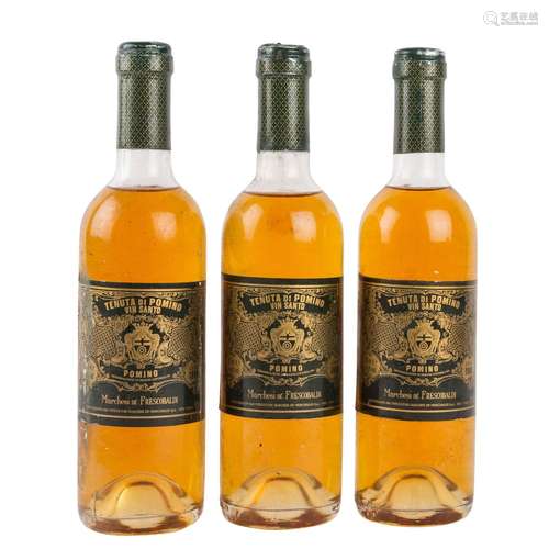 MARCHESI DE' FRESCOBALDI 3 Flaschen Vin Santo 1986,