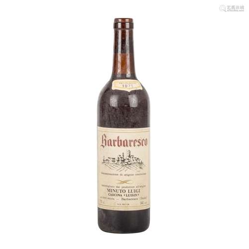 LUIGI MINUTO 1 Flasche "Barbaresco" 1971,