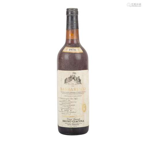 BRUNO GIACOSA 1 Flasche "Barbaresco", 1970,