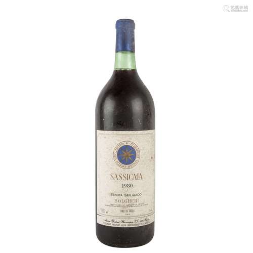 TENUTA SAN GUIDO 1 Magnumflasche SASSICAIA 1980