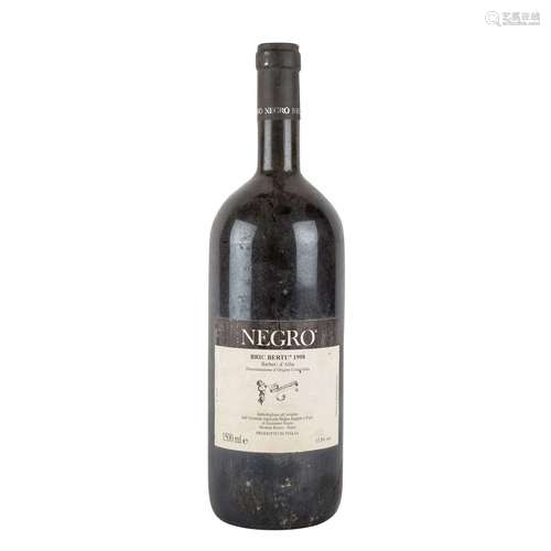 ANGELO NEGRO 1 Magnumflasche BRIC BERTU, BARBERA D'ALBA, 199...