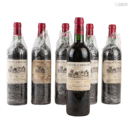 CHÂTEAU D'ANGLUDET 6 Flaschen Margaux 1997,