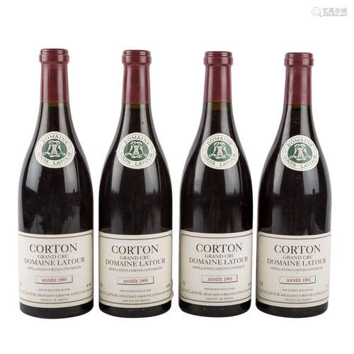 DOMAINE LOUIS LATOUR 4 Flaschen "Corton", 1993