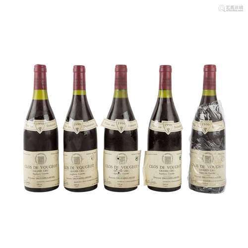 DOMAINE DROUHIN-LAROZE 5 Flaschen "Clos de Vougeot"...