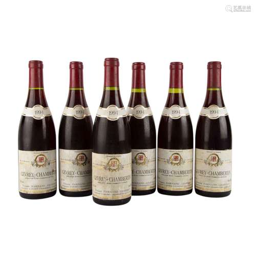 DOMAINE HARMAND-GEOFFROY 6 Flaschen "Gevrey-Chambertin&...