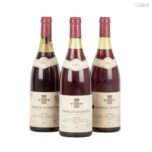 DOMAINE LOUIS TRAPET PÈRE ET FILS 3 Flaschen "Chapelle-...