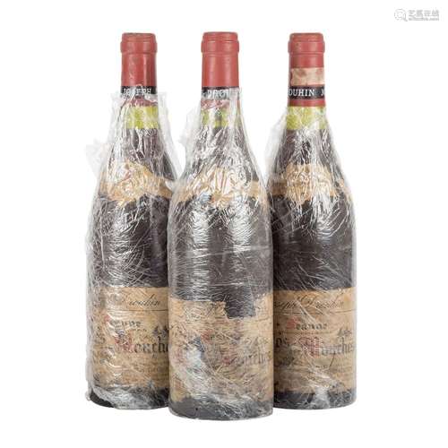 JOSEPH DROUHIN 3 Flaschen "Clos des Mouches", 1988