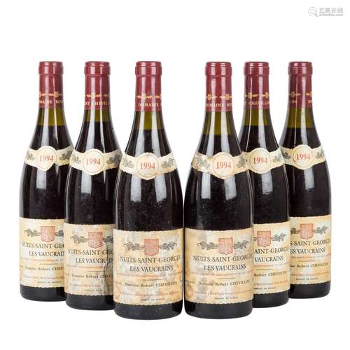 DOMAINE ROBERT CHEVILLON 6 Flaschen "Les Vaucrains"...