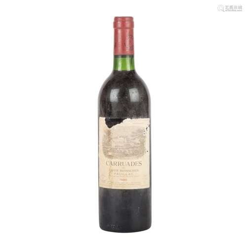 CHATEAU LAFITE ROTHSCHILD 1 Flasche "Carruades de Lafit...