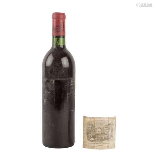 CHÂTEAU LAFITE 1 Flasche "Rothschild" 1960