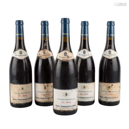 PAUL JABOULET AÎNÉ 5 Flaschen "Crozes Hermitage - Les J...