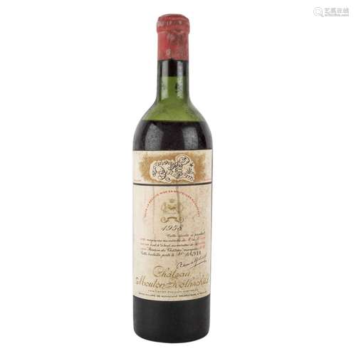 CHÂTEAU MOUTON 1 Flasche ROTHSCHILD 1958