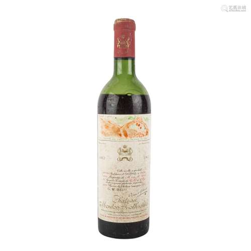 CHÂTEAU MOUTON 1 Flasche ROTHSCHILD 1963