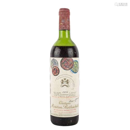 CHÂTEAU MOUTON 1 Flasche ROTHSCHILD 1978