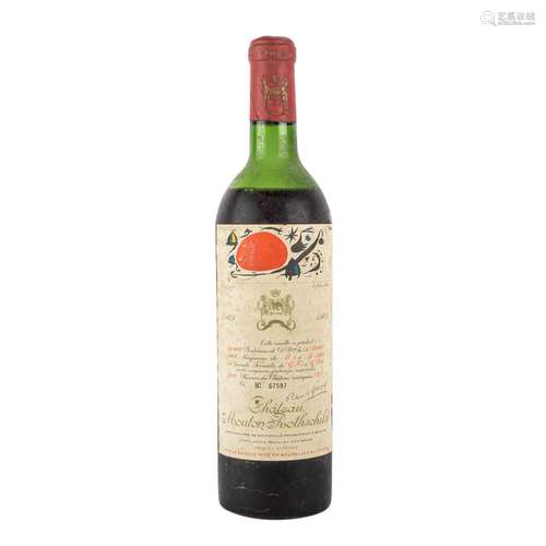 CHÂTEAU MOUTON 1 Flasche ROTHSCHILD 1969