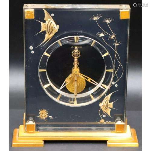 Jaeger LeCoultre Marina Angel Fish Mantle Clock.