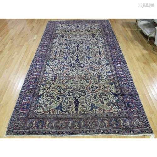 Antique And Finely Hand Woven Carpet.